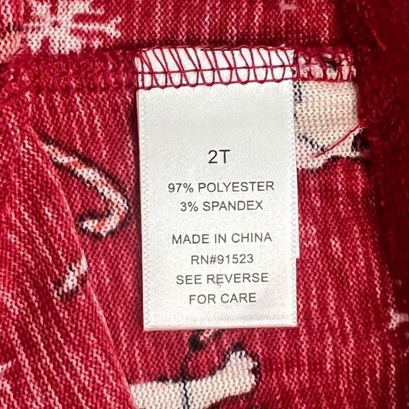 NWT Boy or Girl Toddler Christmas PJs French Bulldog 2T - Picture 10 of 10